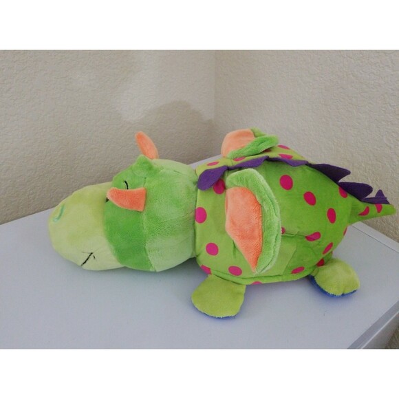 Flip A Zoo Imogen Dragon & Persephone Unicorn 2 in 1 Two Side Plush 16" FLIPAZOO - Picture 2 of 5